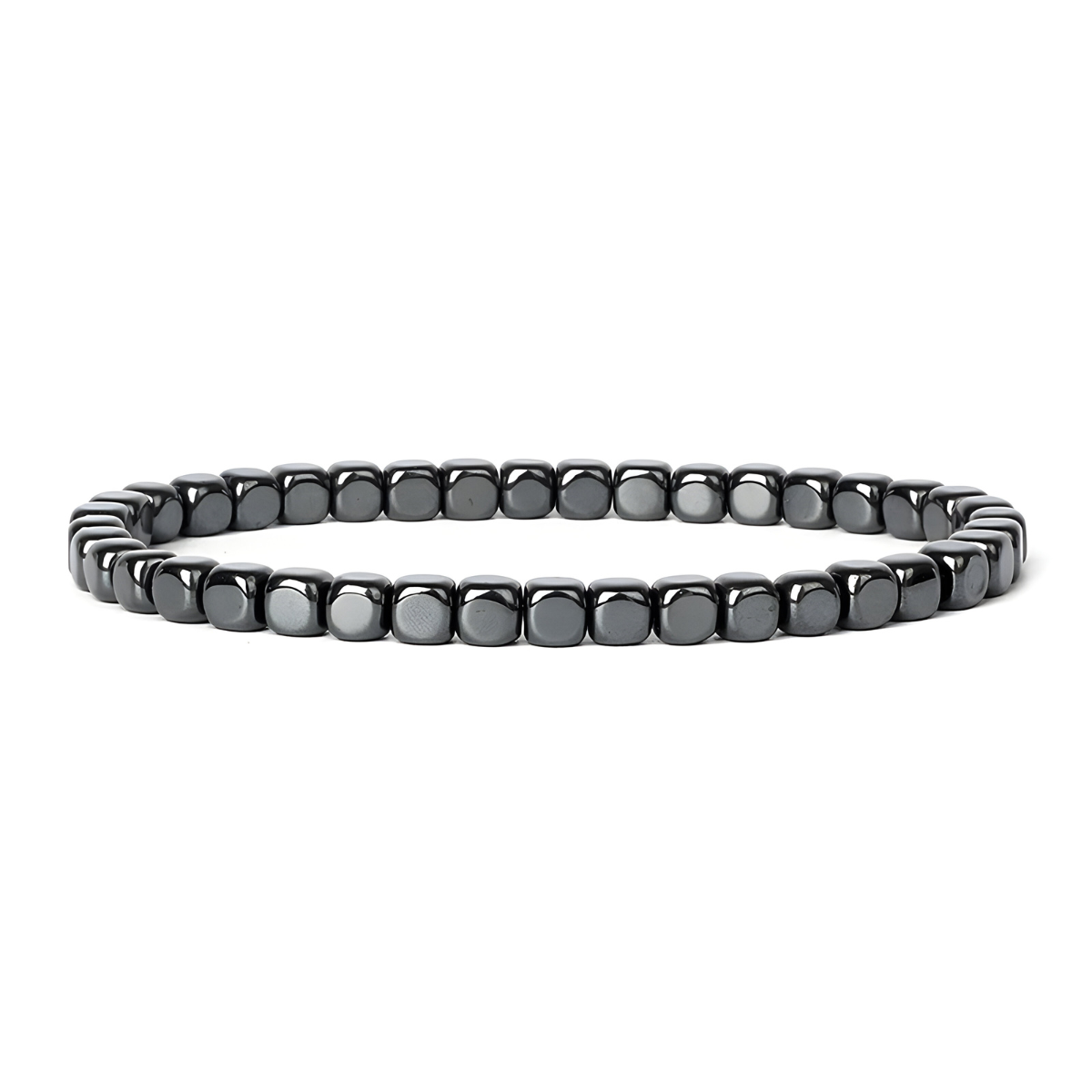 Bracelet Hématite - Brillance Sombre