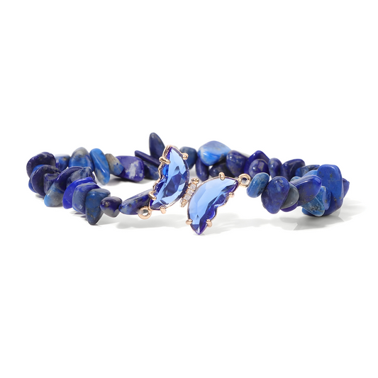 Bracelet Lapis Lazuli Bleu Antique 