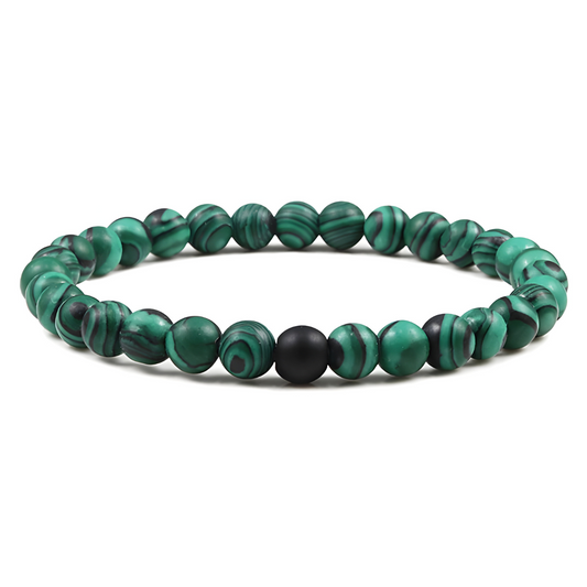 Bracelet Malachite - Éclat Naturel