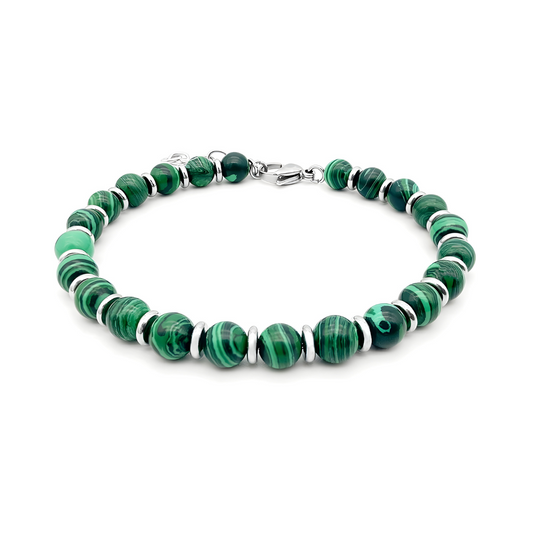 Bracelet Malachite - Forêt Émeraude