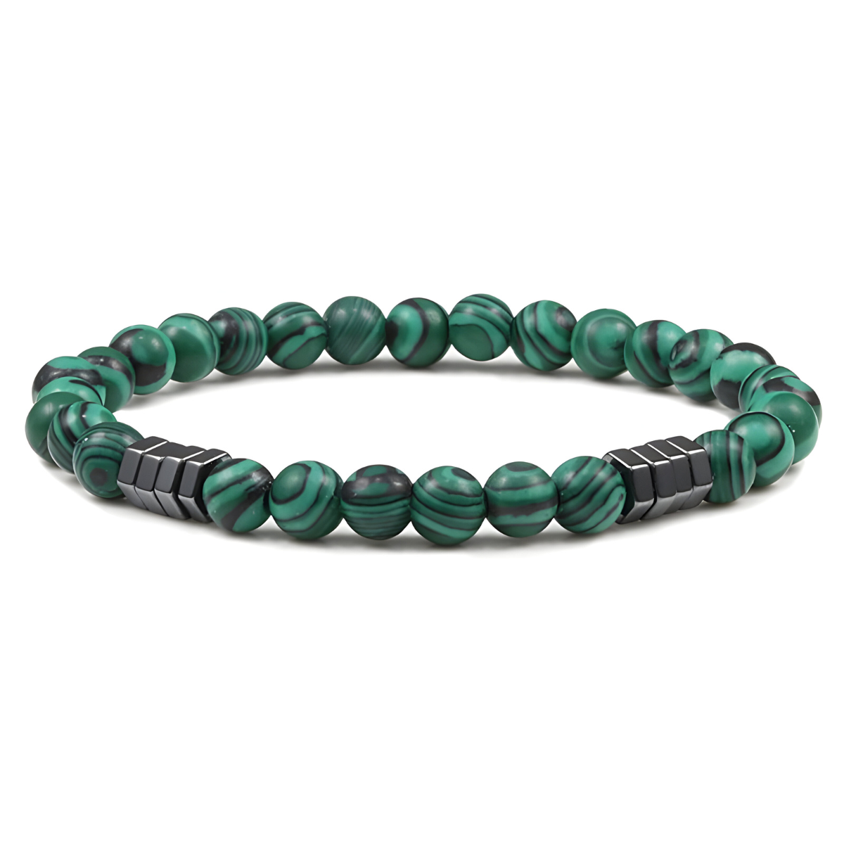 Bracelet Malachite - Voile Vert