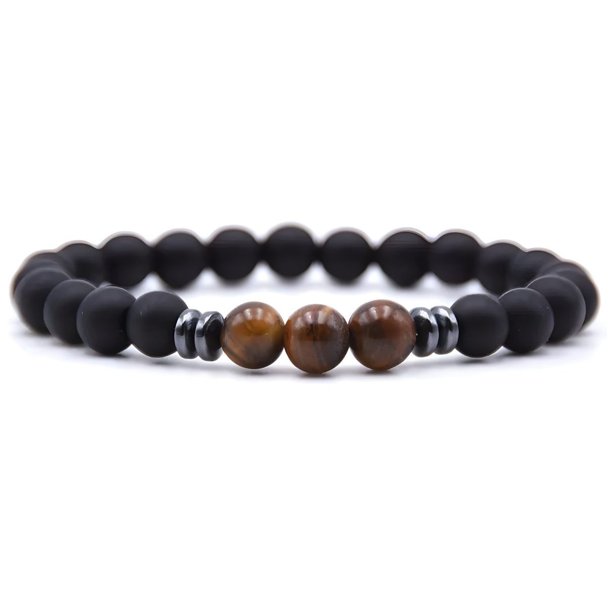 Bracelet Obsidienne - Lava Noir