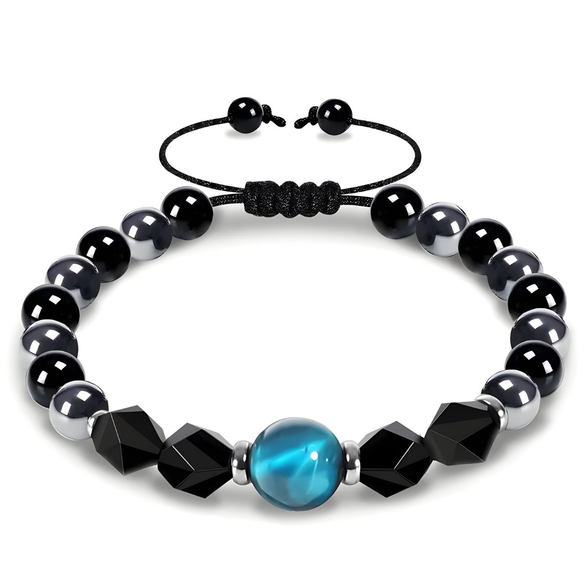 Bracelet Obsidienne - Noir Envoûtant