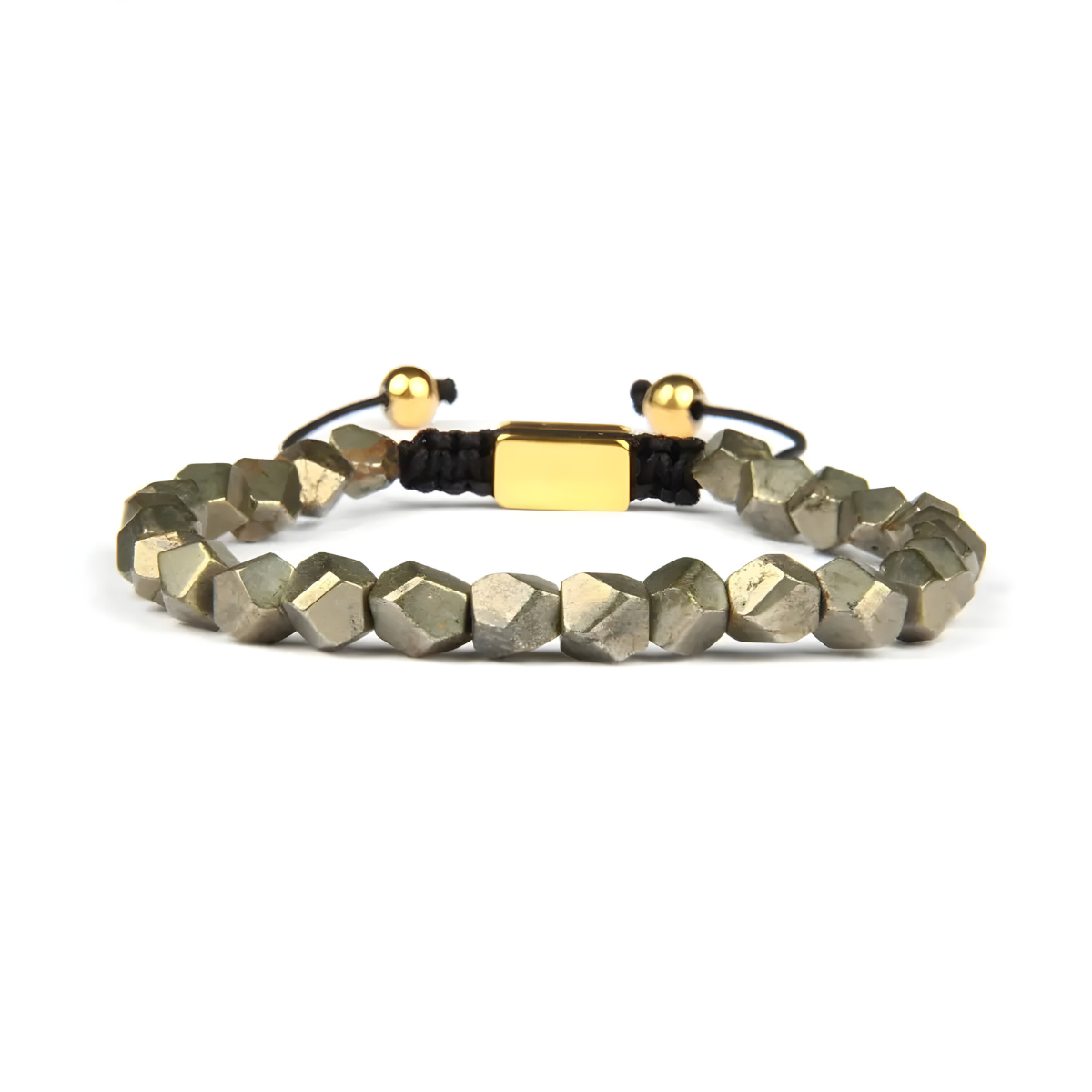 Bracelet Pyrite - Pierre d’Or face