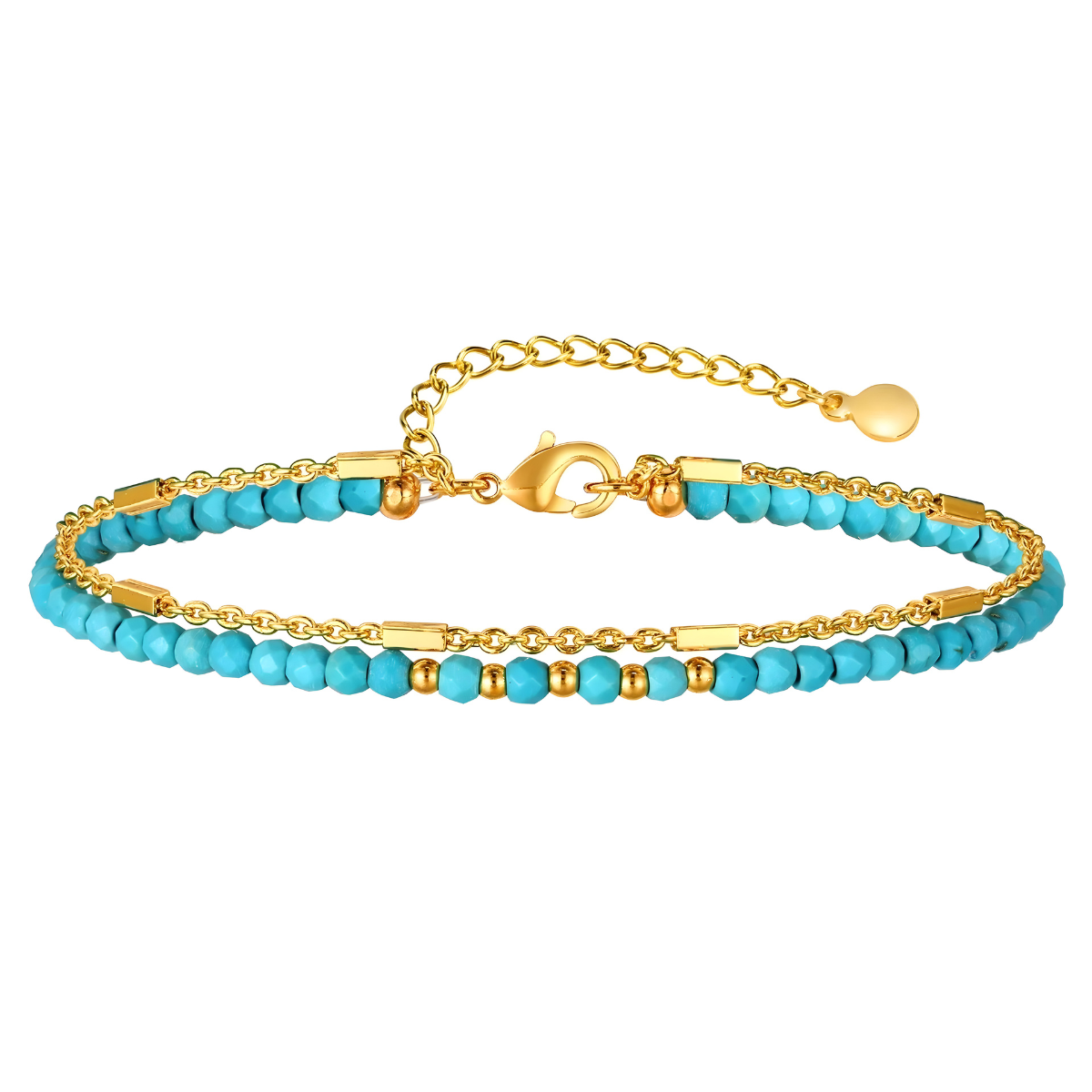 Bracelet Turquoise - Bleu Protecteur