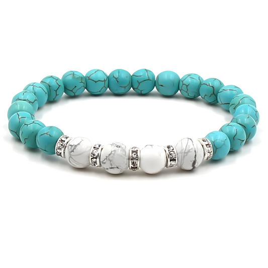 Bracelet Turquoise - Cristal de Mer