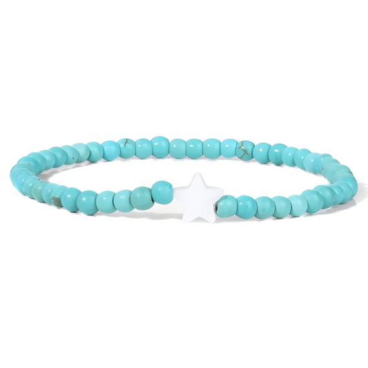 Bracelet Turquoise - Sérénité Bleue