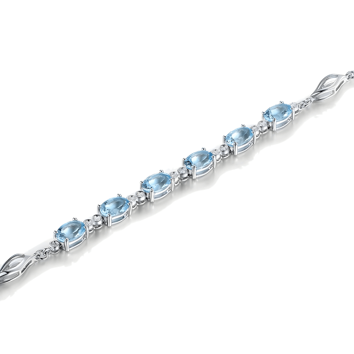 Bracelet Aigue Marine - Éclat Marin