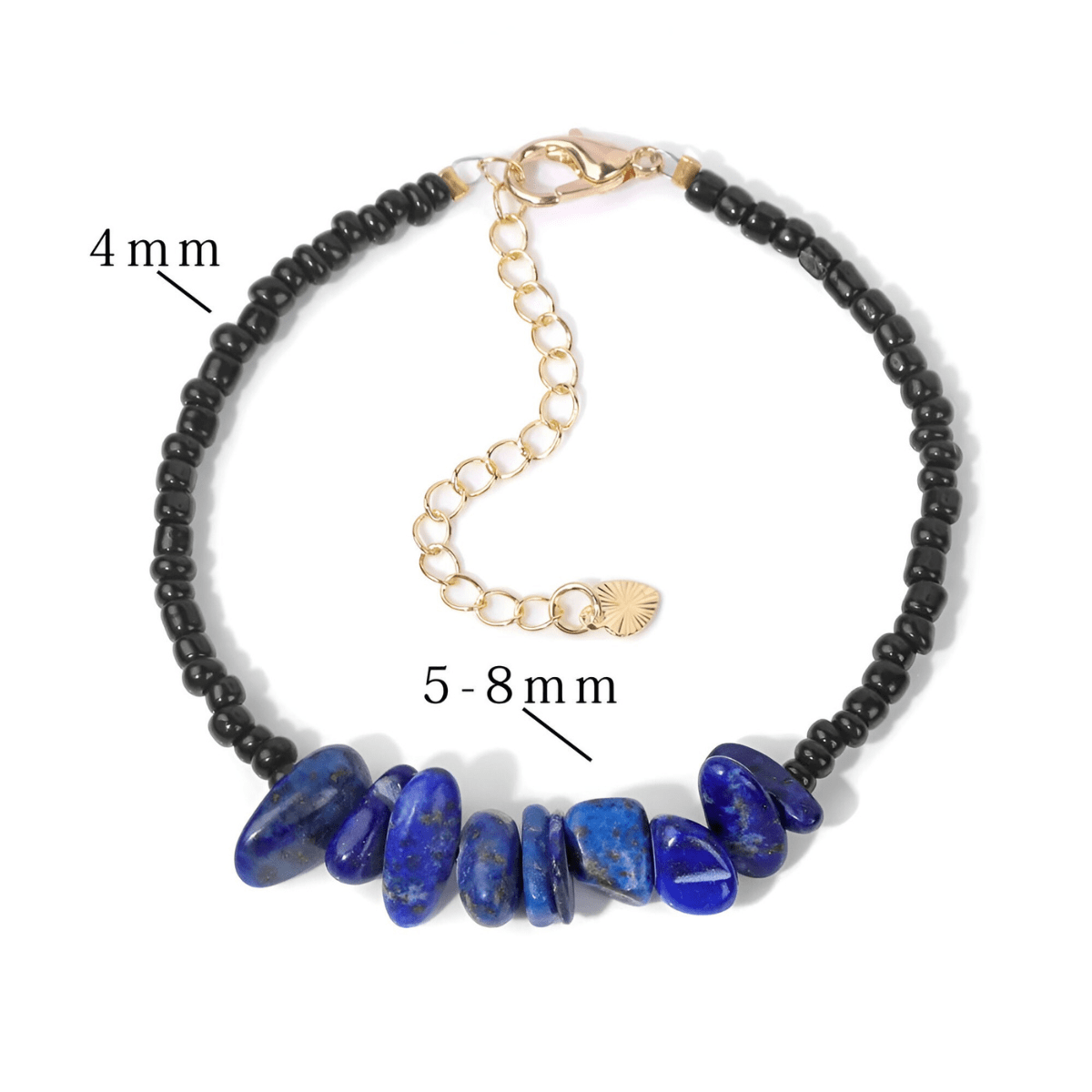 Bracelet Lapis Lazuli - Lumière de Nuit