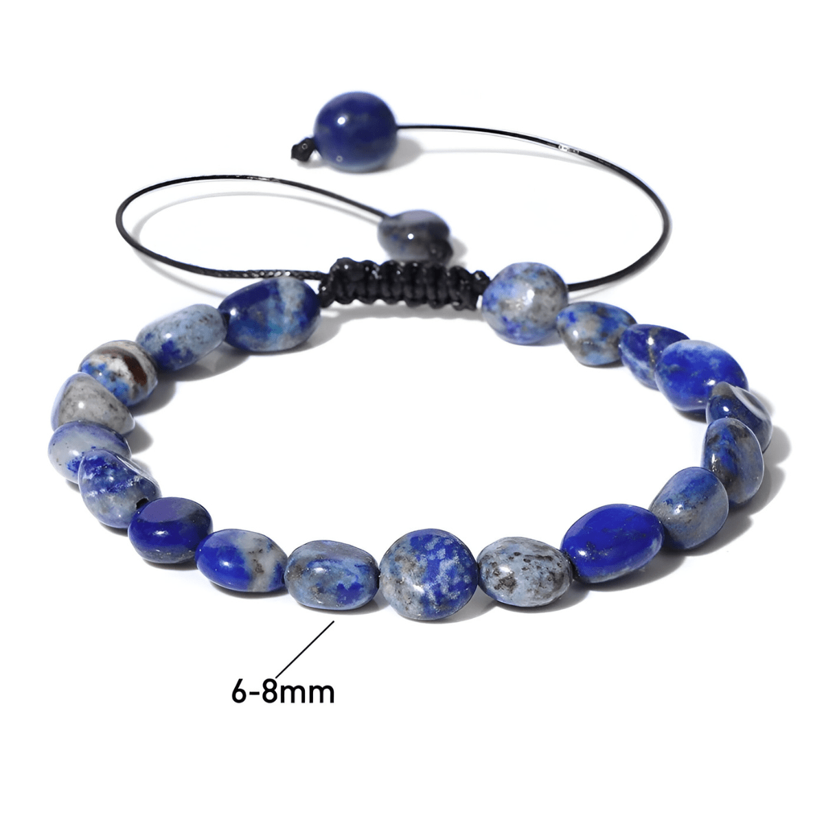 Bracelet Lapis Lazuli Lithothérapie - Bleu Infini