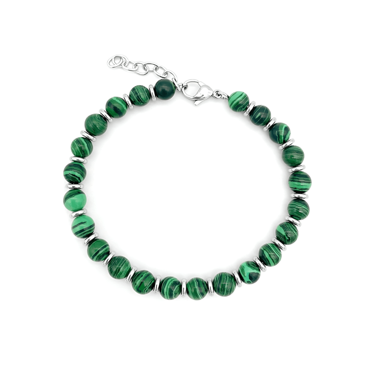 Bracelet Malachite - Forêt Émeraude