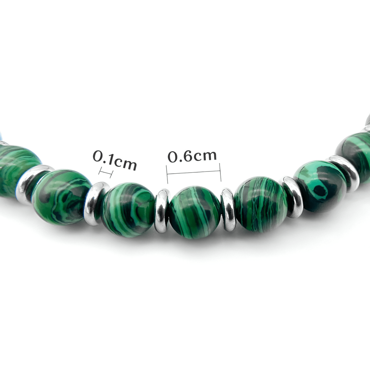 Bracelet Malachite - Forêt Émeraude
