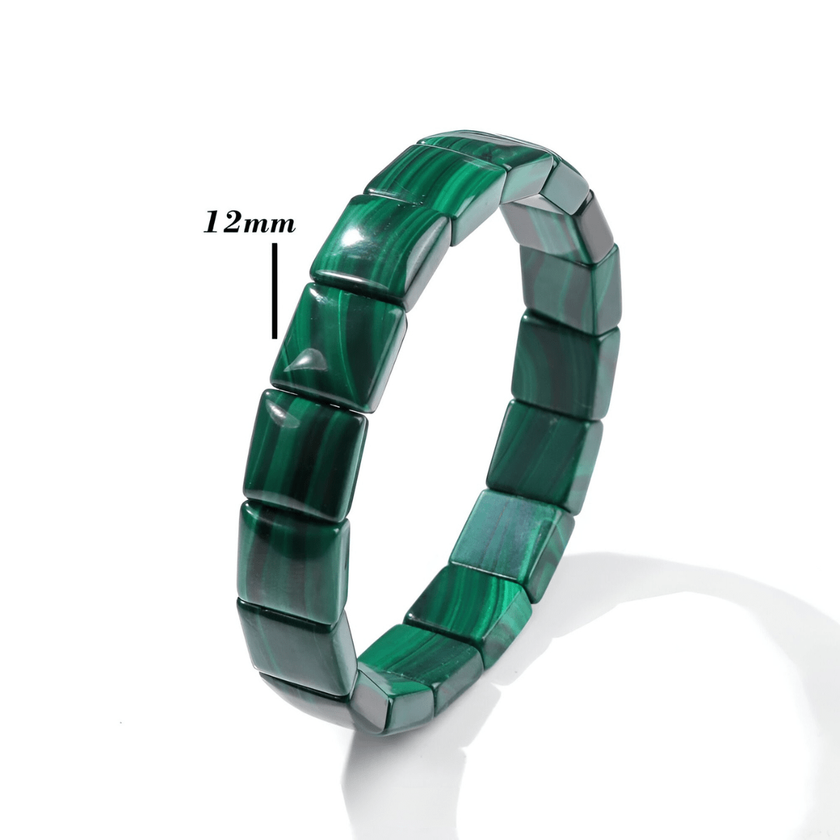 Bracelet Malachite Véritable - Rivage Vert