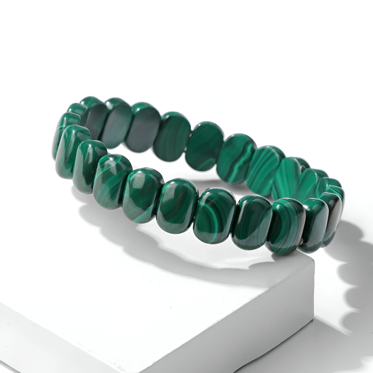 Bracelet Malachite Vert - Prisme Naturel