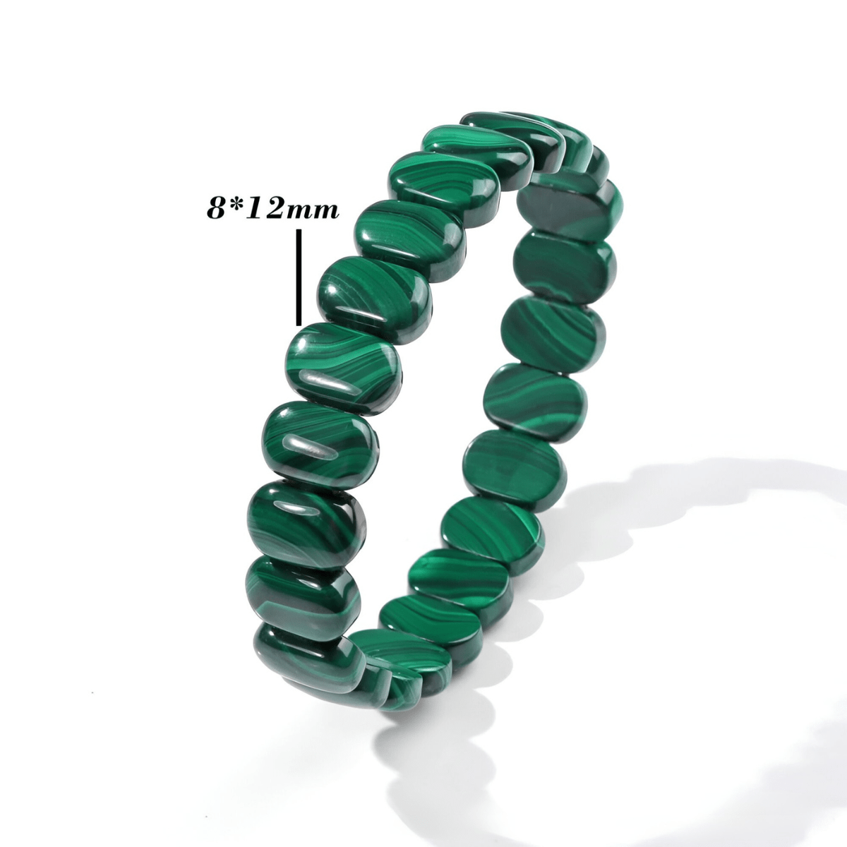 Bracelet Malachite Vert - Prisme Naturel