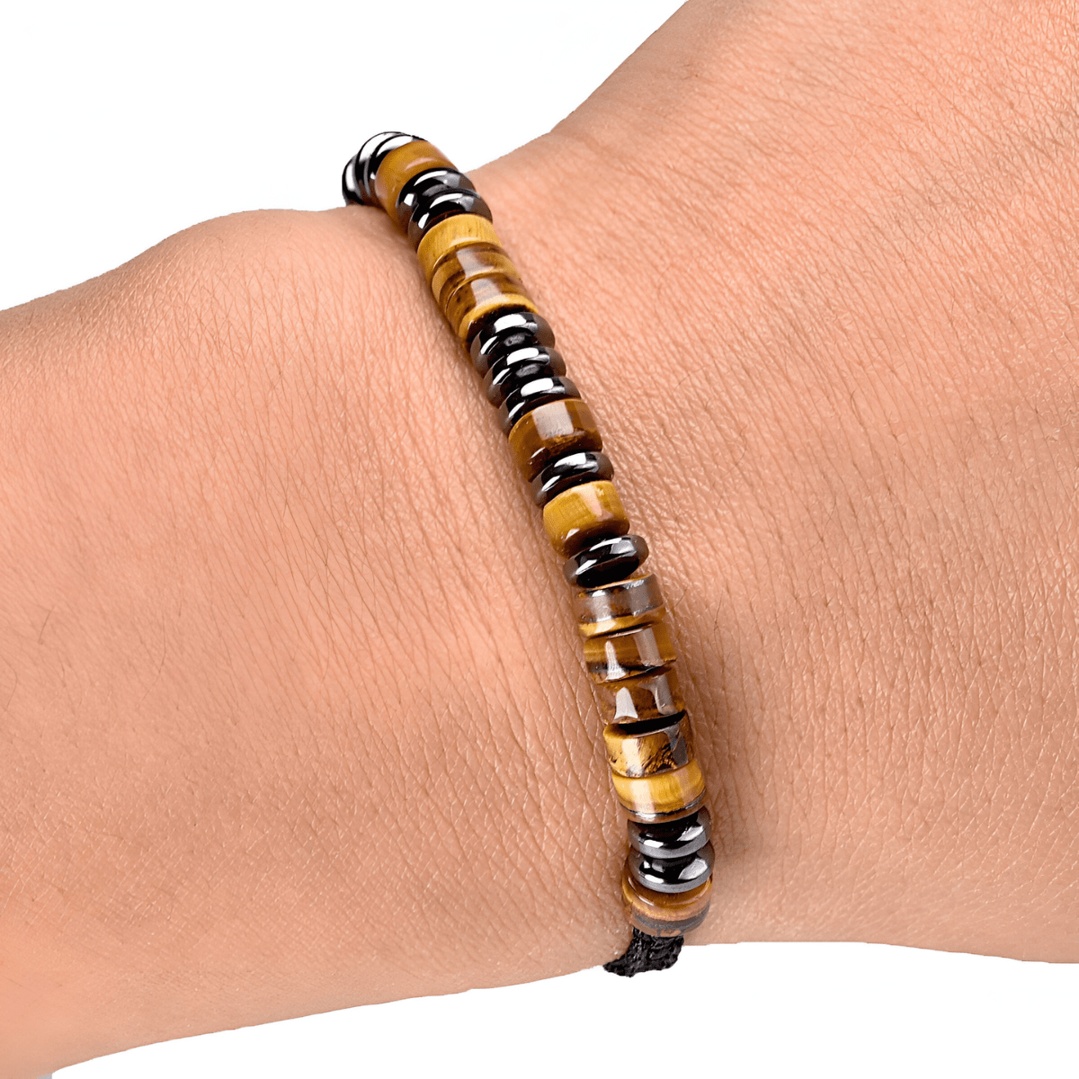 Bracelet Oeil de Tigre et Hematite - Garde du Tigre