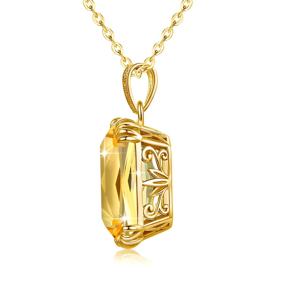 Collier Citrine - Douceur Solaire