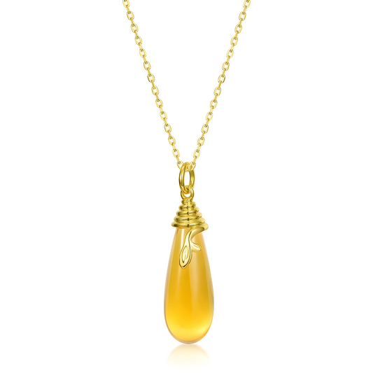 Collier Citrine - Or Radieux