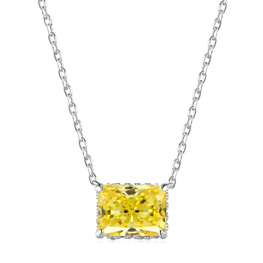 Collier Citrine - Rayon Doré