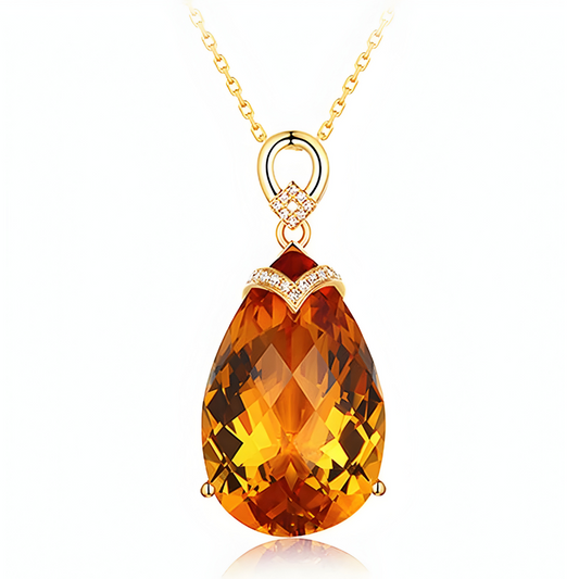 Collier Citrine - Songe Doré