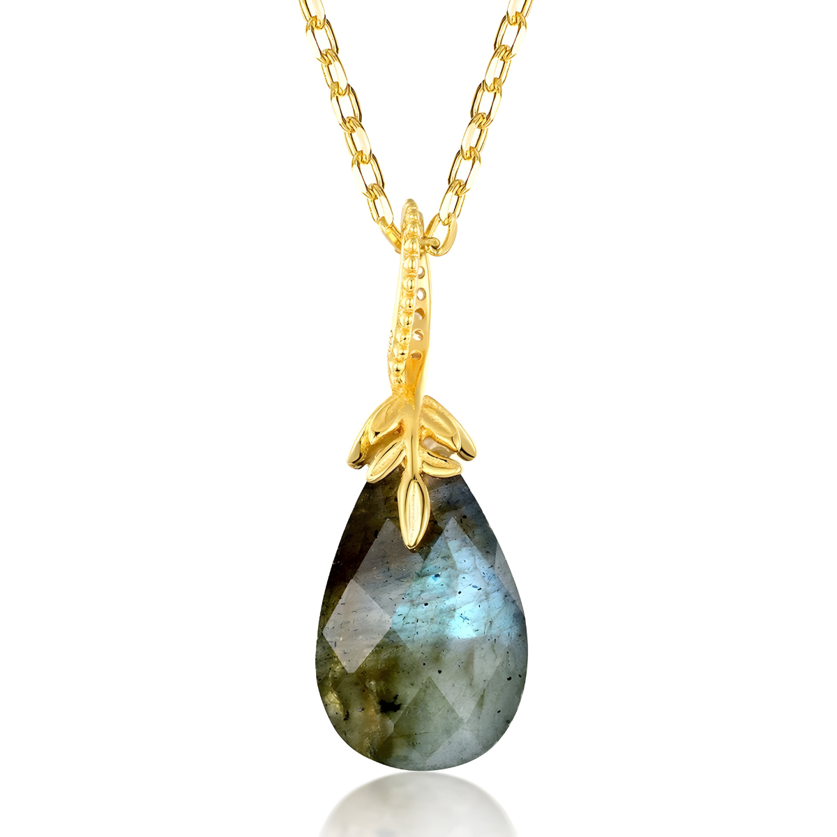 Collier Labradorite - Aube Polaire