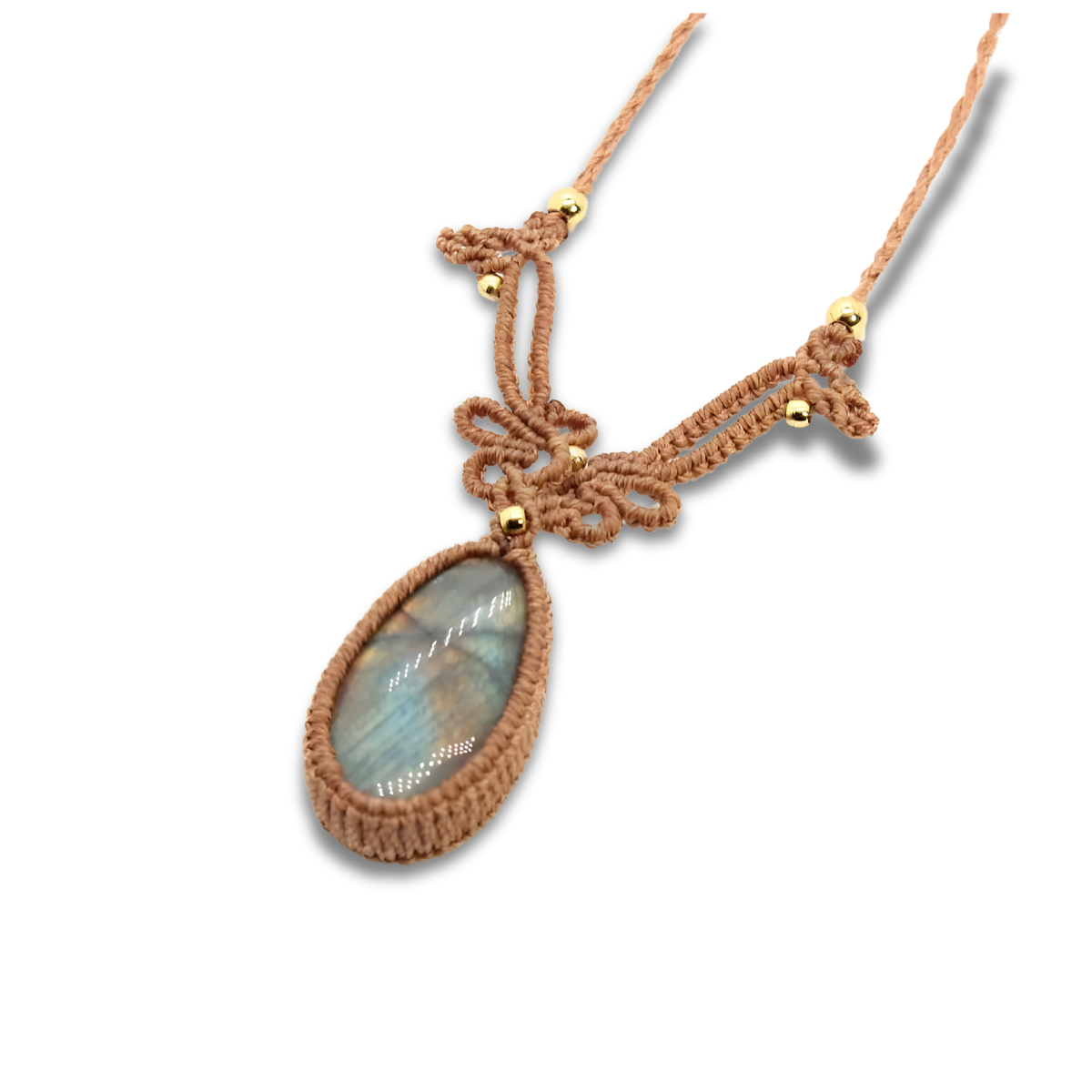 Collier Labradorite - Éclat Lunaire