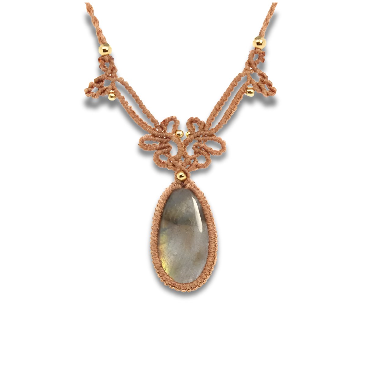 Collier Labradorite - Éclat Lunaire