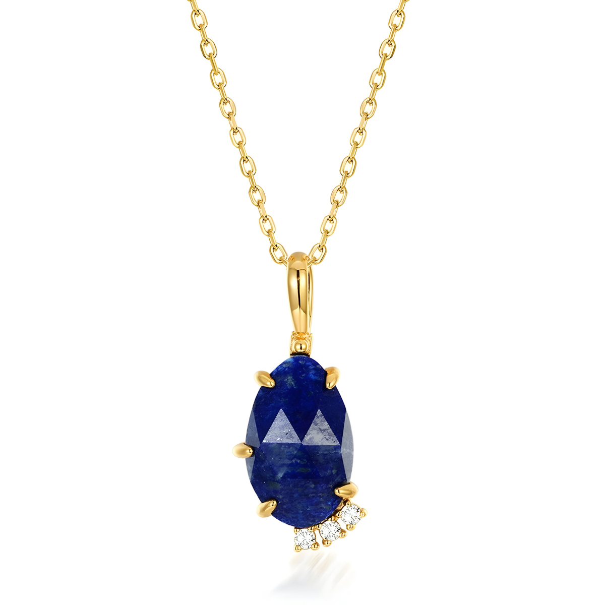 Collier Lapis Lazuli Or - Murmure d'Azur