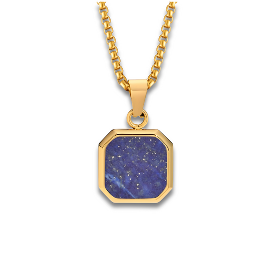 Collier Lapis Lazuli - Nuit Étoilée