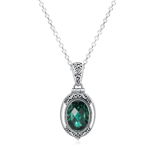 Collier Malachite - Émeraude Sacrée