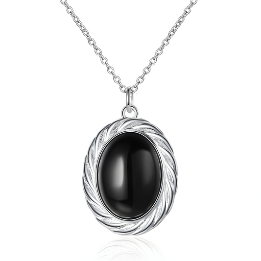 Collier Obsidienne - Brise Volcanique