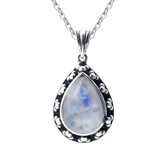 Collier Pierre de Lune - Reflet d’Aurore