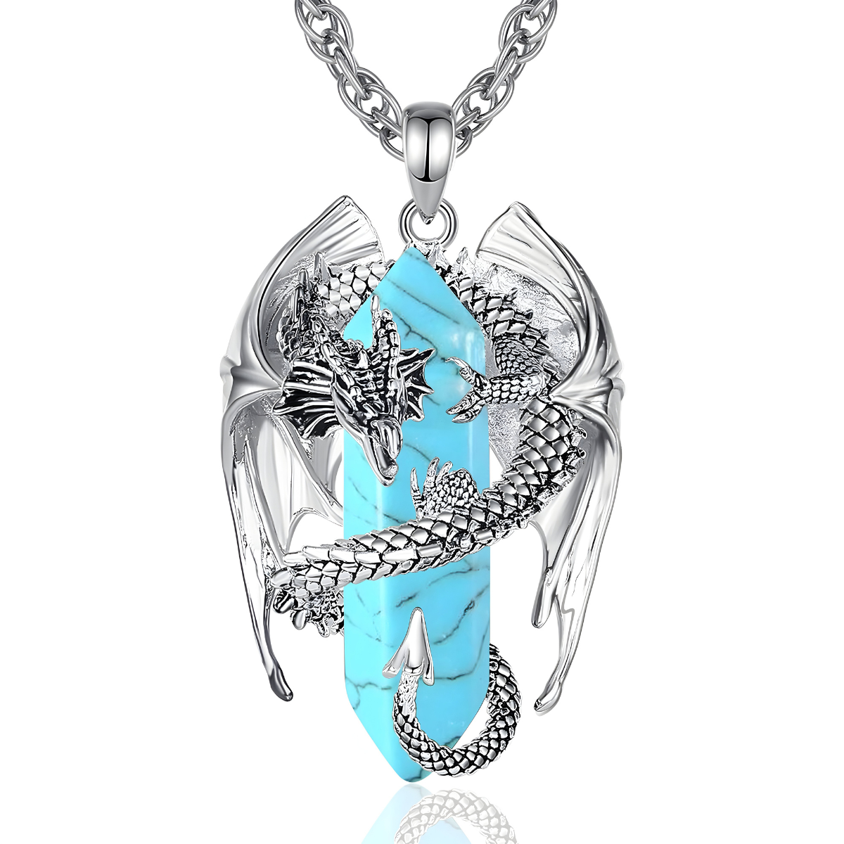 Collier Turquoise - Dragon Azuré