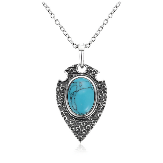 Collier Turquoise Argent - Rêve d’Aqua