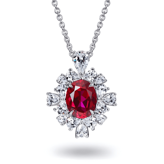 Collier Grenat 