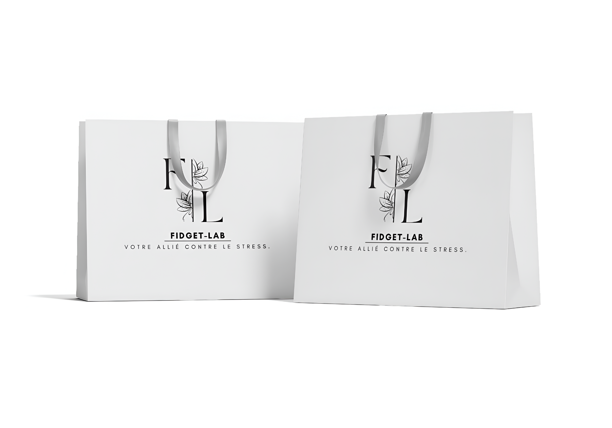 Packaging cadeau de fidgetlab. Boutique de bijoux en pierres naturelles